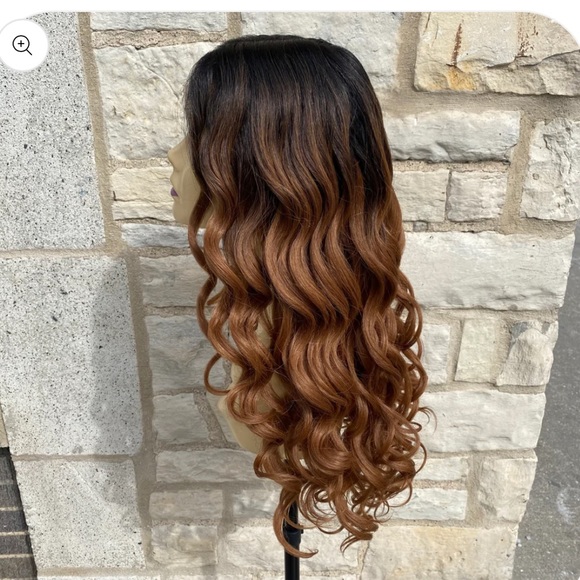 lace wig long wavy curls Ombre available main image 11